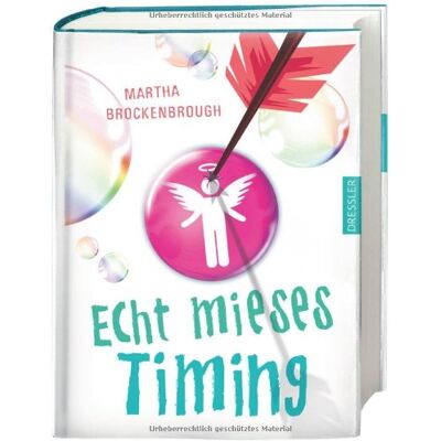 Martha Brockenbrough Echt Mieses Timing - Publicité Martha Brockenbrough Echt Mieses Timing - Publicité