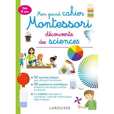 Collectif Mon Grand Cahier Montessori De Découverte Des Sciences : Dès 5 Ans - Publicité Collectif Mon Grand Cahier Montessori De Découverte Des Sciences : Dès 5 Ans - Publicité