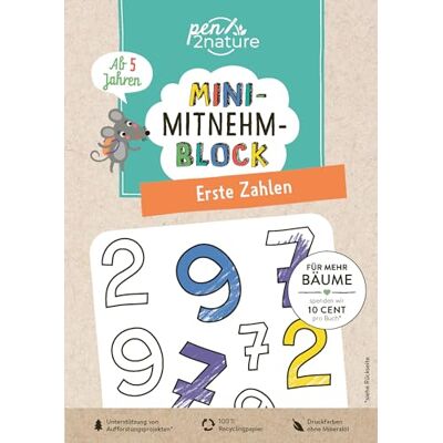 pen2nature Mini-Mitnehm-Block Erste Zahlen: Spielerisches Zahlen-Training Im Handlichen Mini-Format Perfekte Kinderbeschäftigung Für Unterwegs Ab 5 Jahren - Publicité pen2nature Mini-Mitnehm-Block Erste Zahlen: Spielerisches Zahlen-Training Im Handlichen Mini-Format Perfekte Kinderbeschäftigung Für Unterwegs Ab 5 Jahren - Publicité