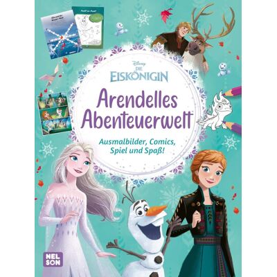 Disney Die Eiskönigin: Arendelles Abenteuerwelt: Ausmalbilder, Comics, Spiel Und Spaß Mit Anna Und Elsa! Kinderbeschäftigung Ab 4 Jahren - Publicité Disney Die Eiskönigin: Arendelles Abenteuerwelt: Ausmalbilder, Comics, Spiel Und Spaß Mit Anna Und Elsa! Kinderbeschäftigung Ab 4 Jahren - Publicité