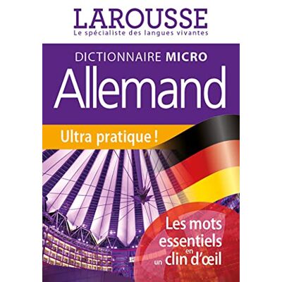 Dictionnaire Micro Larousse Allemand : Français-Allemand, Allemand-Français - Publicité Dictionnaire Micro Larousse Allemand : Français-Allemand, Allemand-Français - Publicité