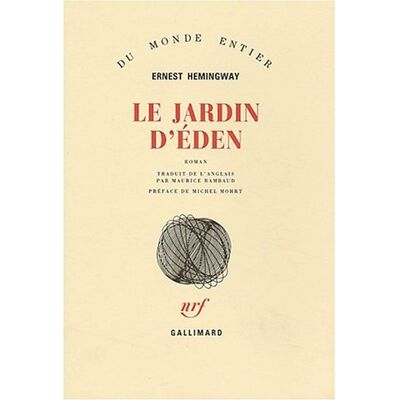 Ernest Hemingway Le Jardin D'Eden - Publicité Ernest Hemingway Le Jardin D'Eden - Publicité