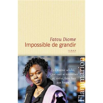 Fatou Diome Impossible De Grandir - Publicité Fatou Diome Impossible De Grandir - Publicité