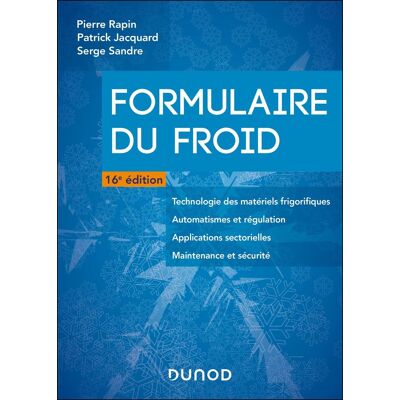 Pierre Rapin Formulaire Du Froid - 16e Éd. Publicité Pierre Rapin Formulaire Du Froid - 16e Éd. Publicité