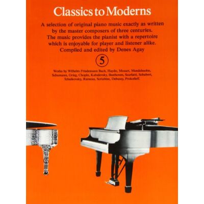 Various Classics To Moderns Book 5 Pf - Publicité Various Classics To Moderns Book 5 Pf - Publicité