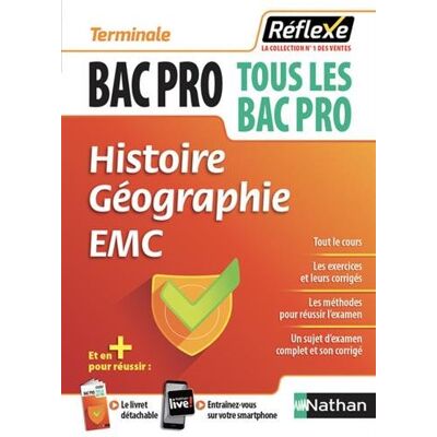 Histoire Géographie, Emc, Bac Pro, Tous Les Bac Pro, Terminale - Publicité Histoire Géographie, Emc, Bac Pro, Tous Les Bac Pro, Terminale - Publicité