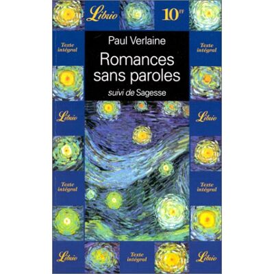 Paul Verlaine Romances Sans Paroles. Sagesse - Publicité Paul Verlaine Romances Sans Paroles. Sagesse - Publicité