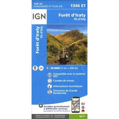 Forêt D'Iraty - Pic D'Orhy 1:25000: Ign Karte, Carte De Randonnée (Et Plein Air) - Publicité Forêt D'Iraty - Pic D'Orhy 1:25000: Ign Karte, Carte De Randonnée (Et Plein Air) - Publicité