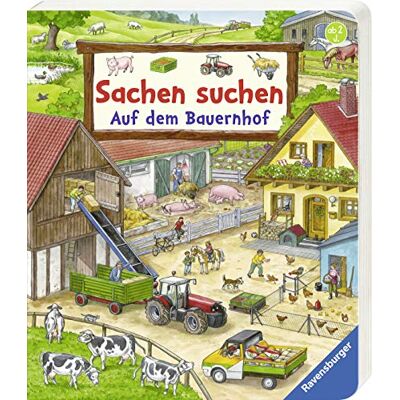 Susanne Gernhäuser Sachen Suchen: Auf Dem Bauernhof - Wimmelbuch Ab 2 Jahren - Publicité Susanne Gernhäuser Sachen Suchen: Auf Dem Bauernhof - Wimmelbuch Ab 2 Jahren - Publicité