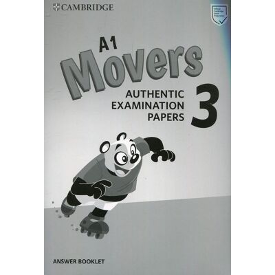 XXX A1 Movers 3 Answer Booklet: Authentic Examination Papers (Cambridge Young Learners English Tests) - Publicité XXX A1 Movers 3 Answer Booklet: Authentic Examination Papers (Cambridge Young Learners English Tests) - Publicité