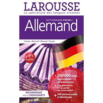 Larousse Allemand : Dictionnaire Poche + : Français-Allemand, Allemand-Français - Publicité Larousse Allemand : Dictionnaire Poche + : Français-Allemand, Allemand-Français - Publicité