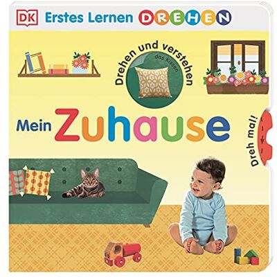 Erstes Lernen Drehen. Mein Zuhause: Pappbilderbuch Mit Drehscheiben Und Gucklöchern Ab 2 Jahren - Publicité Erstes Lernen Drehen. Mein Zuhause: Pappbilderbuch Mit Drehscheiben Und Gucklöchern Ab 2 Jahren - Publicité