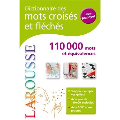 Larousse Dictionnaire Des Mots Croisés Et Fléchés - Publicité Larousse Dictionnaire Des Mots Croisés Et Fléchés - Publicité
