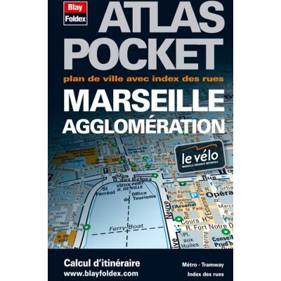 Blay-Foldex Pocket Atlas Marseille - Publicité Blay-Foldex Pocket Atlas Marseille - Publicité