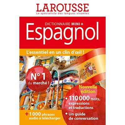 Larousse Espagnol : Dictionnaire Mini + : Français-Espagnol, Espagnol-Français. Espanol : Mini Diccionario + : Francés-Espanol, Espanol-Francés - Publicité Larousse Espagnol : Dictionnaire Mini + : Français-Espagnol, Espagnol-Français. Espanol : Mini Diccionario + : Francés-Espanol, Espanol-Francés - Publicité