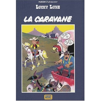 Morris Lucky Luke. La Caravane - Publicité Morris Lucky Luke. La Caravane - Publicité