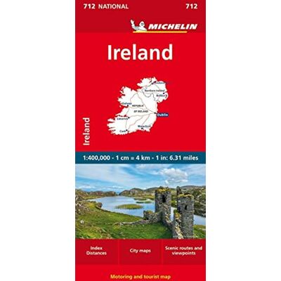 Michelin Irland: Straßen- Und Tourismuskarte Autoren (Michelin Nationalkarten) - Publicité Michelin Irland: Straßen- Und Tourismuskarte Autoren (Michelin Nationalkarten) - Publicité