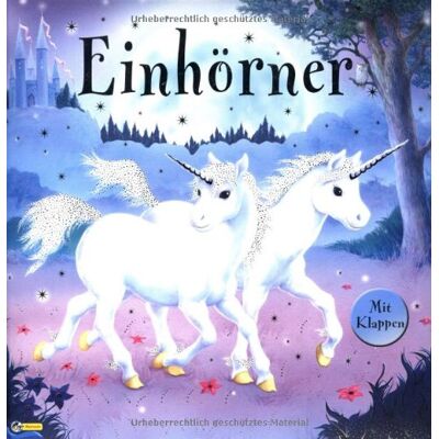 Einhörner: Nelson Klappenbuch Mit Glitzercover - Publicité Einhörner: Nelson Klappenbuch Mit Glitzercover - Publicité