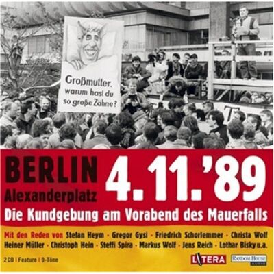 Various Berlin Alexanderplatz 4.11.'89: Die Kundgebung Am Vorabend Des Mauerfalls - Publicité Various Berlin Alexanderplatz 4.11.'89: Die Kundgebung Am Vorabend Des Mauerfalls - Publicité