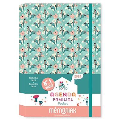 Editions 365 Agenda Familial Pocket Mémoniak : Septembre 2023- Décembre 2024 - Publicité Editions 365 Agenda Familial Pocket Mémoniak : Septembre 2023- Décembre 2024 - Publicité