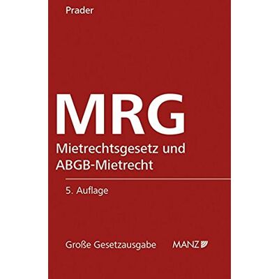Christian Prader Mrg Mietrechtsgesetz Und Abgb-Mietrecht (Manzsche Grosse Gesetzausgaben) - Publicité Christian Prader Mrg Mietrechtsgesetz Und Abgb-Mietrecht (Manzsche Grosse Gesetzausgaben) - Publicité