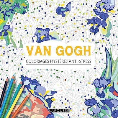 Larousse Coloriages Mystères Van Gogh - Publicité Larousse Coloriages Mystères Van Gogh - Publicité