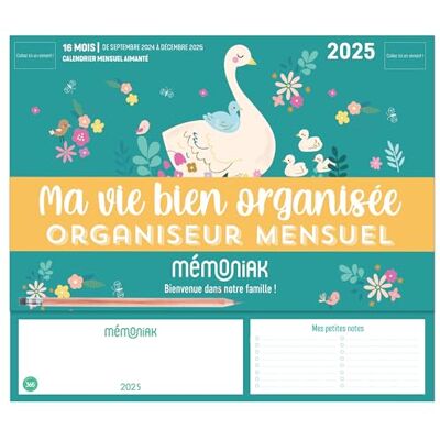 Editions 365 Ma Vie Bien Organisée : Organiseur Mensuel 2025 : 16 Mois, De Septembre 2024 À Décembre 2025 - Publicité Editions 365 Ma Vie Bien Organisée : Organiseur Mensuel 2025 : 16 Mois, De Septembre 2024 À Décembre 2025 - Publicité