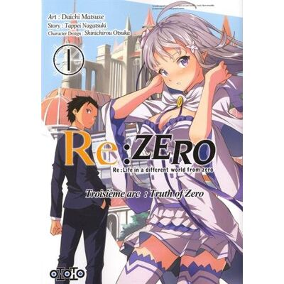 Re:Zero : Re:Life In A Different World From Zero : Troisième Arc, Truth Of Zero. Vol. 1 - Publicité Re:Zero : Re:Life In A Different World From Zero : Troisième Arc, Truth Of Zero. Vol. 1 - Publicité