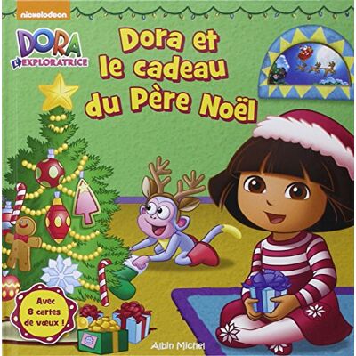 Albin Michel Dora Et Le Cadeau Du Père Noël - Publicité Albin Michel Dora Et Le Cadeau Du Père Noël - Publicité