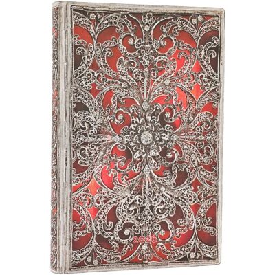 Paperblanks 12 Mois Flexi 2026 Grenat Mini Horizontal - Publicité Paperblanks 12 Mois Flexi 2026 Grenat Mini Horizontal - Publicité