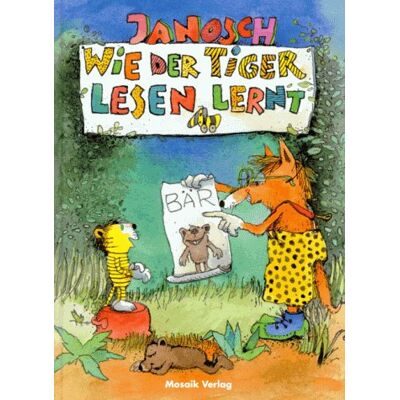 Janosch Wie Der Tiger Lesen Lernt - Publicité Janosch Wie Der Tiger Lesen Lernt - Publicité