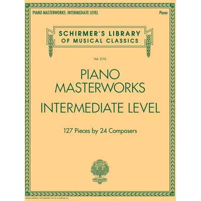 Various Schirmer'S Library Of Musical Classics Volume 2111: Piano Masterworks - Intermediate Level: Noten, Sammelband Für Klavier: Schirmer'S Library Of Musical Classics Volume 2110 - Publicité Various Schirmer'S Library Of Musical Classics Volume 2111: Piano Masterworks - Intermediate Level: Noten, Sammelband Für Klavier: Schirmer'S Library Of Musical Classics Volume 2110 - Publicité