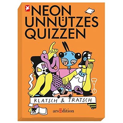 Sebastian Schwamm Neon Unnützes Quizzen: Klatsch & Tratsch - Publicité Sebastian Schwamm Neon Unnützes Quizzen: Klatsch & Tratsch - Publicité