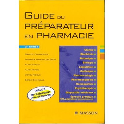 Charpentier Guide Du Préparateur En Pharmacie - Publicité Charpentier Guide Du Préparateur En Pharmacie - Publicité