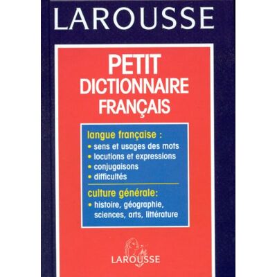 Collectif Larousse Petit Dictionnaire Francais - Publicité Collectif Larousse Petit Dictionnaire Francais - Publicité