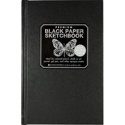 Premium Black Paper Sketchbook - Publicité Premium Black Paper Sketchbook - Publicité
