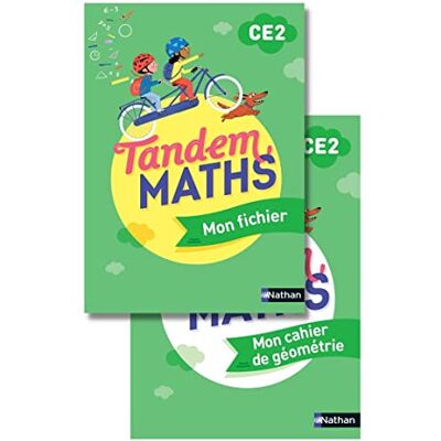 Christophe Gilger Tandem, Maths Ce2 : Mon Fichier + Mon Cahier De Géométrie - Publicité Christophe Gilger Tandem, Maths Ce2 : Mon Fichier + Mon Cahier De Géométrie - Publicité