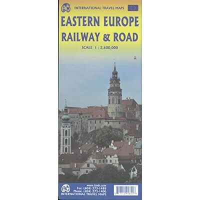 Collectif Eastern Europa Rail & Road 1:2 600 000: Itm Travel Reference Map - Publicité Collectif Eastern Europa Rail & Road 1:2 600 000: Itm Travel Reference Map - Publicité