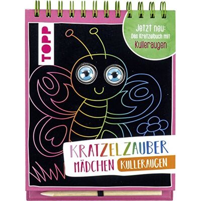 frechverlag Kratzelzauber Kulleraugen Für Mädchen: Jetzt Neu: Das Kratzelbuch Mit Kulleraugen. Mit Beweglichen Kulleraugen, Kratzstift Und 20 Skizzenseiten - Publicité frechverlag Kratzelzauber Kulleraugen Für Mädchen: Jetzt Neu: Das Kratzelbuch Mit Kulleraugen. Mit Beweglichen Kulleraugen, Kratzstift Und 20 Skizzenseiten - Publicité
