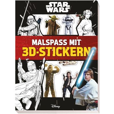 Panini Star Wars: Malspaß Mit 3d-Stickern - Publicité Panini Star Wars: Malspaß Mit 3d-Stickern - Publicité