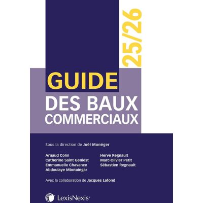 Joël Monéger Guide Des Baux Commerciaux 2025-2026 - Publicité Joël Monéger Guide Des Baux Commerciaux 2025-2026 - Publicité