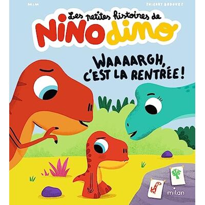Mim Les Petites Histoires De Nino Dino. Waaaargh, C'Est La Rentrée ! - Publicité Mim Les Petites Histoires De Nino Dino. Waaaargh, C'Est La Rentrée ! - Publicité