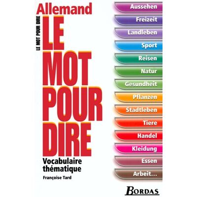Collectif Allemand : Vocabulaire Thématique - Publicité Collectif Allemand : Vocabulaire Thématique - Publicité