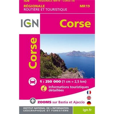 Corsica Mini Region: Ignmini-R19 (Ign Map) - Publicité Corsica Mini Region: Ignmini-R19 (Ign Map) - Publicité