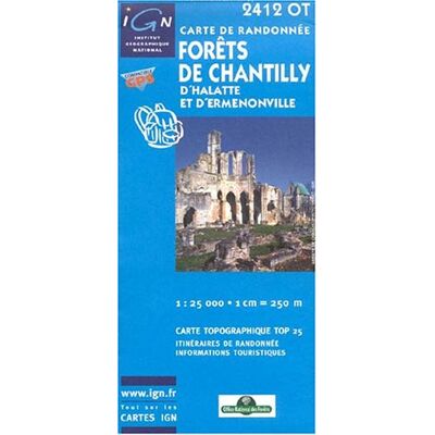 Forets De Chantilly D'Halatte Et D'Ermenonville (Série Top 25) - Publicité Forets De Chantilly D'Halatte Et D'Ermenonville (Série Top 25) - Publicité