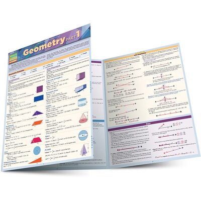 Barcharts Inc Geometry Part 1: Quickstudy Laminated Reference Guide (Quick Study Academic) - Publicité Barcharts Inc Geometry Part 1: Quickstudy Laminated Reference Guide (Quick Study Academic) - Publicité