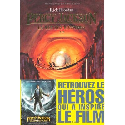Rick Riordan Percy Jackson. Vol. 2. La Mer Des Monstres - Publicité Rick Riordan Percy Jackson. Vol. 2. La Mer Des Monstres - Publicité
