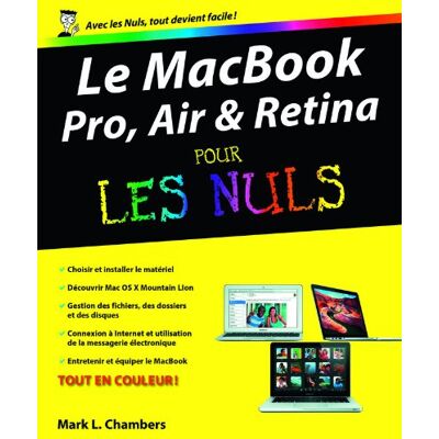Mark Chambers Macbook Pro, Air Et Retina Pour Les Nuls - Publicité Mark Chambers Macbook Pro, Air Et Retina Pour Les Nuls - Publicité