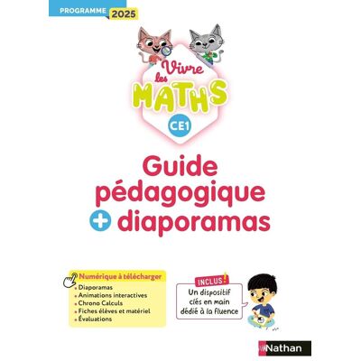Jacqueline Jardy Vivre Les Maths Ce1 : Guide Pédagogique + Diaporamas : Programme 2025 - Publicité Jacqueline Jardy Vivre Les Maths Ce1 : Guide Pédagogique + Diaporamas : Programme 2025 - Publicité