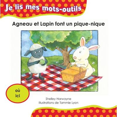 Agneau Et Lapin Font Un Pique-Nique - Publicité Agneau Et Lapin Font Un Pique-Nique - Publicité
